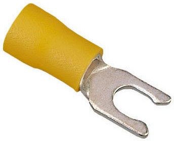 Ideal 83-7231 Vinyl Insulated Spade Terminal #12 To #10 Awg 1/4 Stud Size