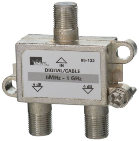 Ideal 85-132 1 GHz 2-Way Cable TV/General Purpose Splitter