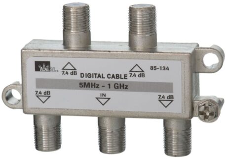 Ideal 85-134 4-Way Splitter 5-1 Ghz