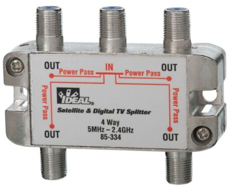 Ideal 85-334 4-Way 2 Ghz Splitter