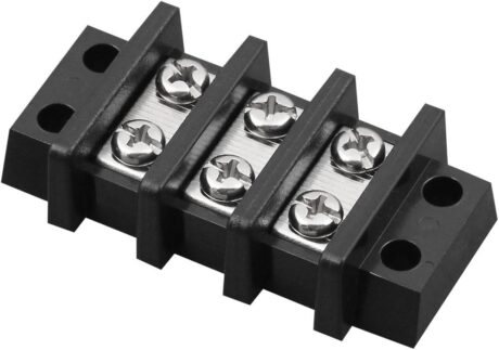 Ideal 89-203 Terminal Strip 3 Circuit Cap.