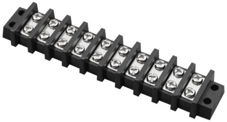 Ideal 89-210 Terminal Strip 10 Circuit Cap.