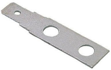 Ideal 89-414 Terminal Strip Quick Connect Flat-None .250 Tab 10/Card