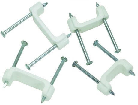 Ideal BPS2-50 Staple 1/2"  Plastic Insulated Std White 50/Bag