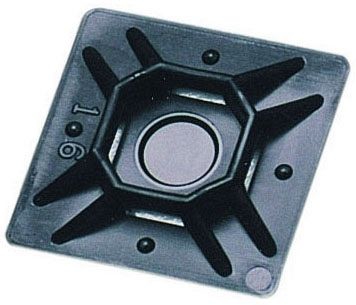 Ideal BMP-1000-9-C Mounting Pads Natural Pack Of 100 1" X 1"