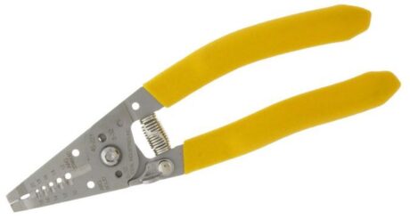 Ideal 45-221 Stainless Steel Wire Stripper Curved Handle
