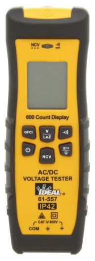 Ideal 61-557 Voltage & Continuity Tester W/Lcd Gfci Flashlight & Ncvt