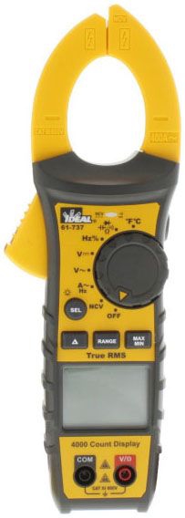 Ideal 61-737 400A Ac Trms Clamp Meter W/ Ncvt & Temp