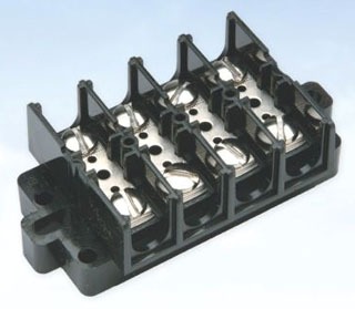 Penn-Union 15-1604 4-Circuit Terminal Block