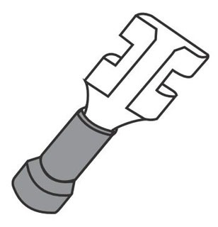 Penn-Union FR6B110 16-14 Insulated Female Disconnect