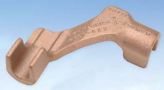 Penn-Union GGCP-025-3/4-GR Copper Ground Connector