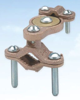Penn-Union KW-1 1/2-1 Bronze Ground Clamp