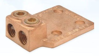 Penn-Union VL2-21918 350-MCM 2-Hole Terminal Lug
