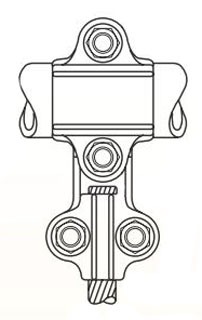 Penn-Union ABRE-10-025 3/8-1 Bronze Tee Connector