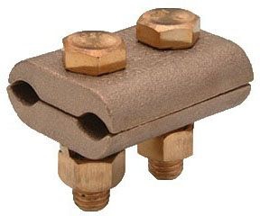 Penn-Union GJ-1 Bronze Ground Clamp Connector