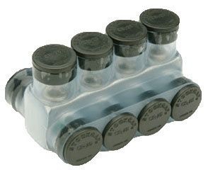 Penn-Union IPB-NA250-4D Aluminum Insulated Power Bar