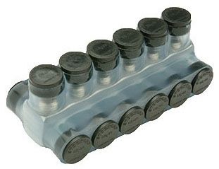 Penn-Union IPB-NA350-6D Aluminum Insulated Power Bar